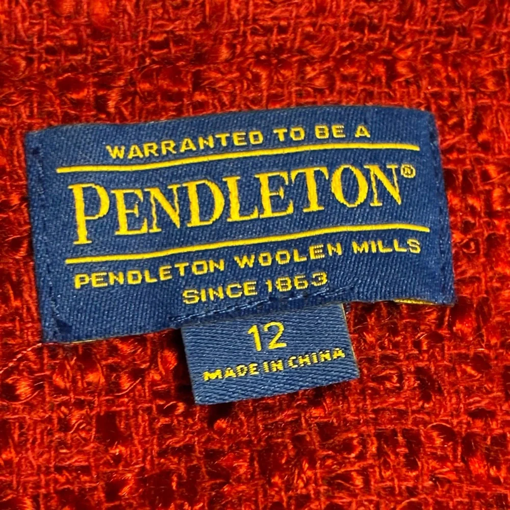 Pendleton Wool Blend Blazer Women’s Size 12 - Picture 4 of 6